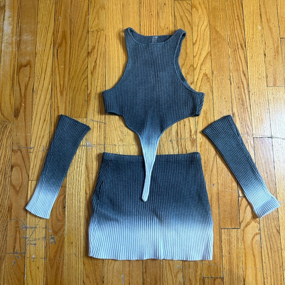 Mini skirt set